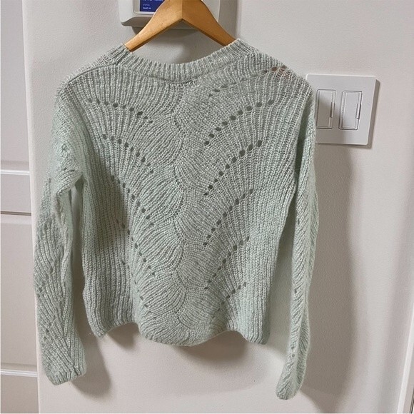 Second Female Jade Knit Round Neck Sweater in Green S NWOT - Picture 5 of 11